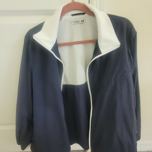 JW Anderson Uniqlo  Navy Unisex Tracksuit Set (A Ribbed Blouson+ Pants) - Picture 4 of 16